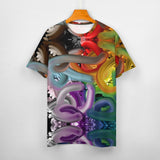 Unisex Pride Paint Strokes Cotton T-Shirt