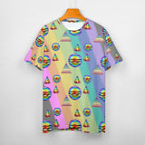 Rainbow Pride Pattern Cotton T-Shirt