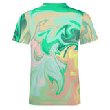 Liquid Paint Effect Cotton T-Shirt 4