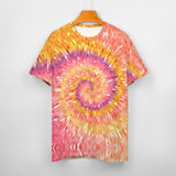 Multi-color Palette Tie Dye Cotton T-shirt 31