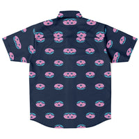 Pink Donuts Button Down