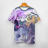 Liquid Paint Effect Cotton T-Shirt 7