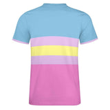 Color Palette Stripes Cotton T-shirt 33