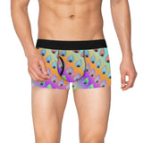 Leaf Pattern Boxer Briefs with Fly