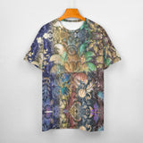 Embossed Pastel Grass Cotton T-Shirt 2