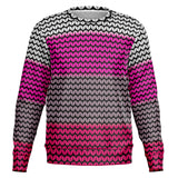 Color Palette Knit Effect Sweatshirt