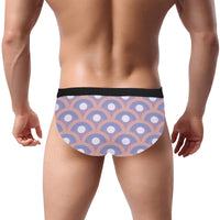 Rainbow Pattern Men's Mid Rise Briefs