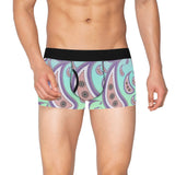 Paisley Pattern Boxer Briefs with Fly