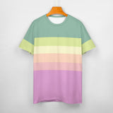 Color Palette Stripes Cotton T-shirt 22