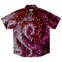 Mosaic Heart Button Down Shirt