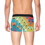 Leaf Pattern Boxer Briefs with Fly