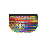 Rainbow Tribal Mid Rise Briefs