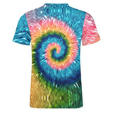 Multi-color Palette Tie Dye Cotton T-shirt 29