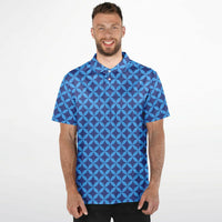 Geometric Star Polo Shirt