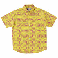 Red & Yellow Pattern Button Down