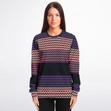 Color Palette Knit Effect Sweatshirt