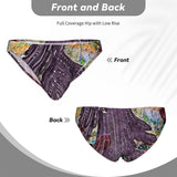 Men's Bikini Underwear Purple Wood