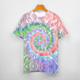 Multi-color Palette Tie Dye Cotton T-shirt 5