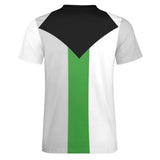 Pride V-neck Illusion Cotton T-Shirt