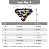 Men's Bikini Underwear Rainbow Argyle 2