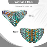 Men's Bikini Underwear leaf pattern embossed 5