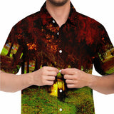 Autumn Pond Button Down Shirt