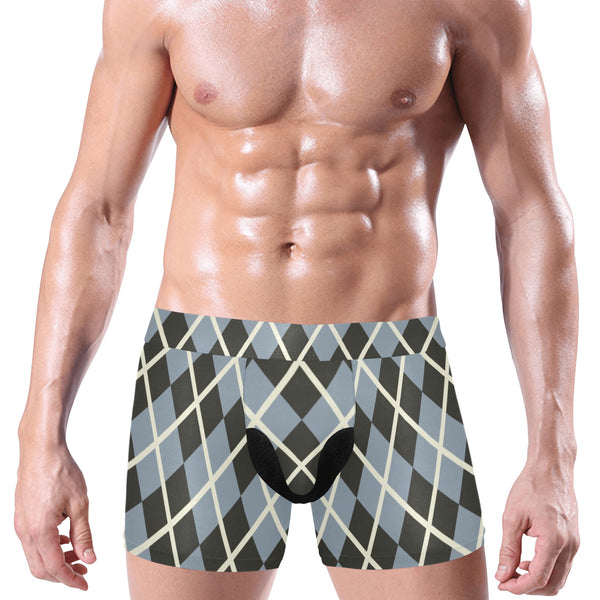 Argyle Men's Elephant Pouch Boxer Briefs