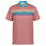 Gradient Chest Stripe Polo