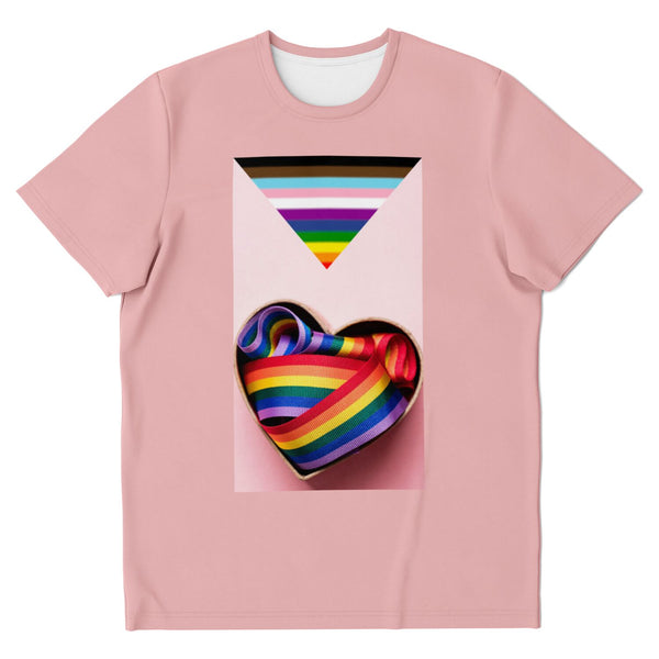 Pride Ribbon Heart T-shirt