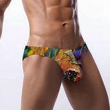 Men's Bikini Underwear Stained Glass