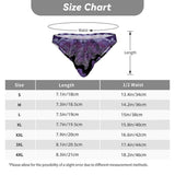 Men's Bikini Underwear Woodsy Purple Waves