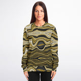 Gold Liquid Marble Sweatshirt