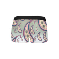 Paisley Pattern Boxer Briefs with Fly