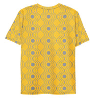 Yellow Gray Geometric t-shirt