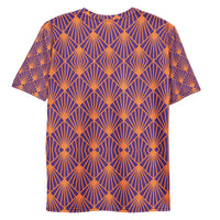 Purple Orange Art Deco t-shirt