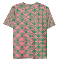Pink Conifer Art Deco t-shirt