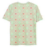 Spearmint Rosewater Lace Pattern t-shirt