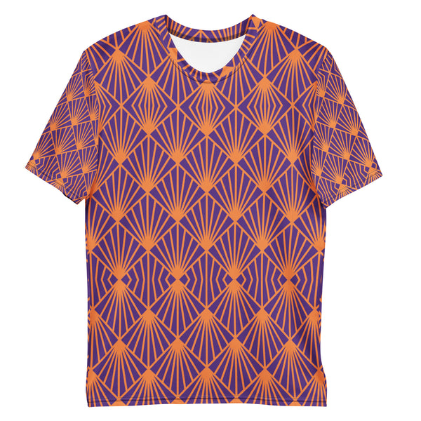 Purple Orange Art Deco t-shirt