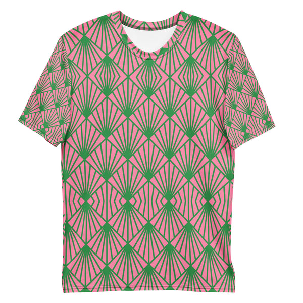 Pink Conifer Art Deco t-shirt