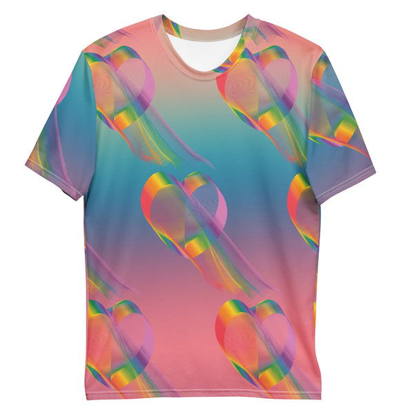 Blended Heart Pattern t-shirt