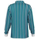 Multi Color Striped Long Sleeve Polo