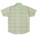 Spearmint Rosewater Lace Button Down