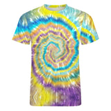 Lemonade Color Palette Tie Dye Cotton T-shirt