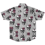 Skull Rose Button Down