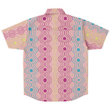 Color Palette Lace Pattern Button Down