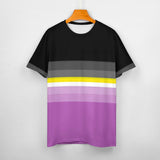 Color Palette Stripes Cotton T-shirt 38
