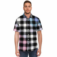 Pride Plaid Button Down Shirt