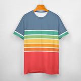 Color Palette Stripes Cotton T-shirt 54