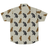 Owls Button Down