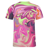Liquid Paint Effect Cotton T-Shirt 5